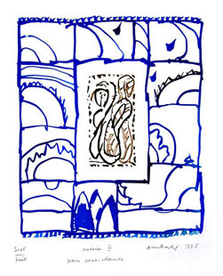 ALECHINSKY : Raisin3, gravure