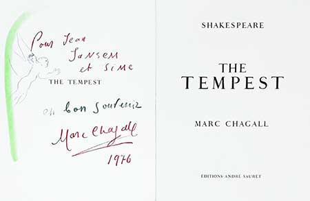 CHAGALL : chagall-tempest-book