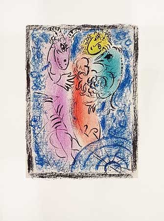 CHAGALL : piege-chagall-lithograph