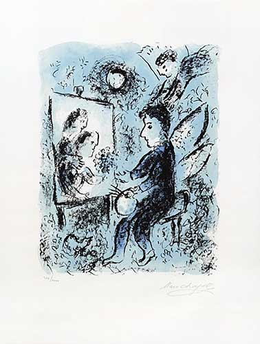 CHAGALL : chagall-lithograph-clarte
