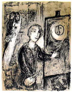 CHAGALL : chagall-maries-lithographie