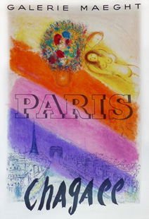 CHAGALL : Chagall-paris-affiche
