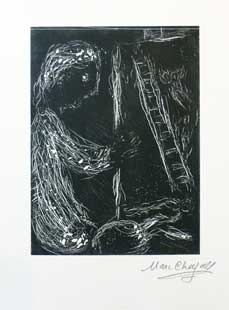 CHAGALL : chagall-linocut-painter