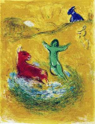 CHAGALL : chagall-piege-lithograph