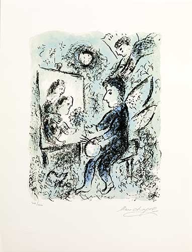 CHAGALL : clarte-chagall-lithograph