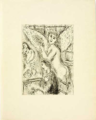 CHAGALL : chagall-apparition-etching