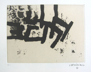 CHILLIDA : continuation2, etching