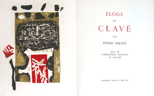 CLAVE : Eloge, lithographies