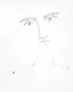 COCTEAU : visage-cocteau-lithograph