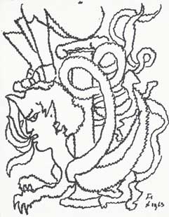 COCTEAU : cocteau-drawing-composition