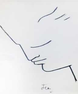 COCTEAU : cocteau-drawing-profil