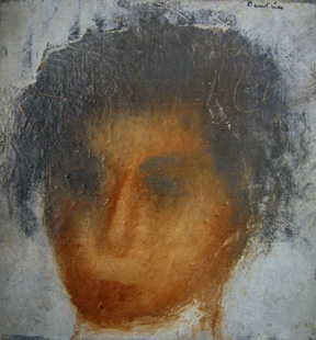 FAUTRIER : tete de jeune fille peinture