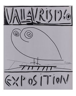 PICASSO : Vallauris 1960, linoleum