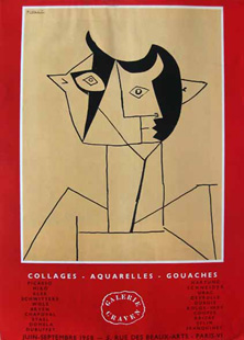 PICASSO : collages, poster