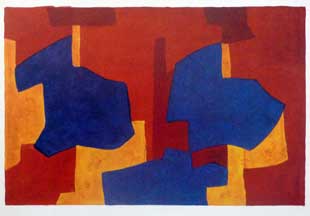 POLIAKOFF : lithographie-composition-poliakoff
