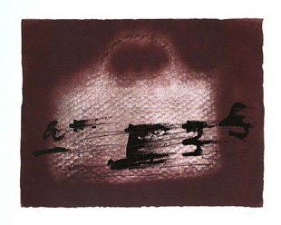 TAPIES : Composition- lithographie