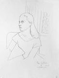  : cocteau-portrait lithographie