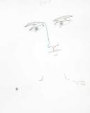  : visage-cocteau-lithograph