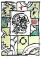 ALECHINSKY : Constante, lithographie