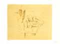 BALTHUS : Jeune fille, lithographie