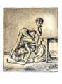 BALTHUS : Couple, lithographie