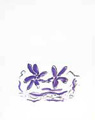 BRAQUE : deux fleurs violettes