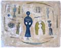 CAMPIGLI : la dama blue, lithographie