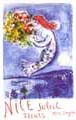 CHAGALL : La baie des anges, litho
