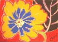 CHAZAL : fleur, circa 1970