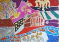 CHAZAL : paysage, gouache