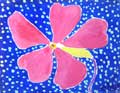 CHAZAL : fleur rose