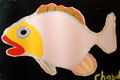 CHAZAL : poisson, gouache