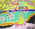 CHAZAL : chazal-palmier-gouache