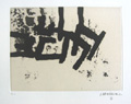 CHILLIDA : continuation2, etching