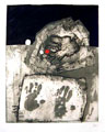 CLAVE : gant, etching