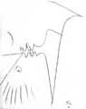 COCTEAU : baiser, dessin