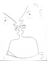 COCTEAU : couple, dessin
