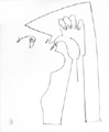 COCTEAU : personnage-dessin
