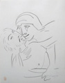 COCTEAU : couple1, dessin