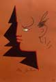 COCTEAU : cocteau-profil-lithographie