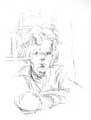 GIACOMETTI : Paris sans fin5, lithographie