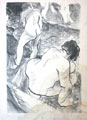 HAYTER : Baigneuses, lithograph
