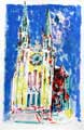 LORJOU : cathedral-lorjou-lithograph