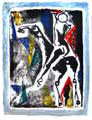 MARINI : Acrobate, lithograph