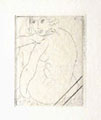 MATISSE : Nu de trois quart, gravure