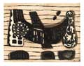 MUSIC : les filets, gravure originale