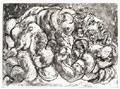 PICASSO : le viol, gravure
