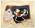 PICASSO : verre et compotier, gravure