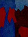 POLIAKOFF : Composition rouge et bleue