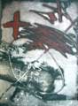 TAPIES : untitled, etching 1975